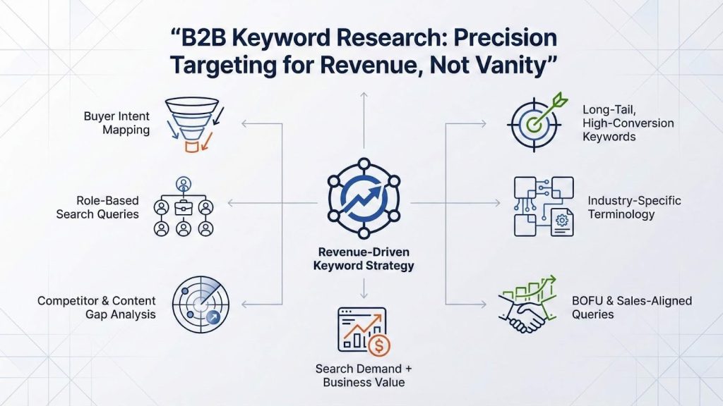 B2B Keyword Research: Precision Targeting for Revenue, Not Vanity
