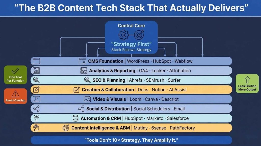 The B2B Content Tech Stack That Actually Delivers