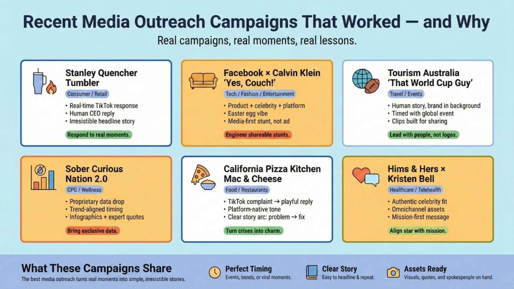 Recent Media Outreach Campaigns That Worked, and Why