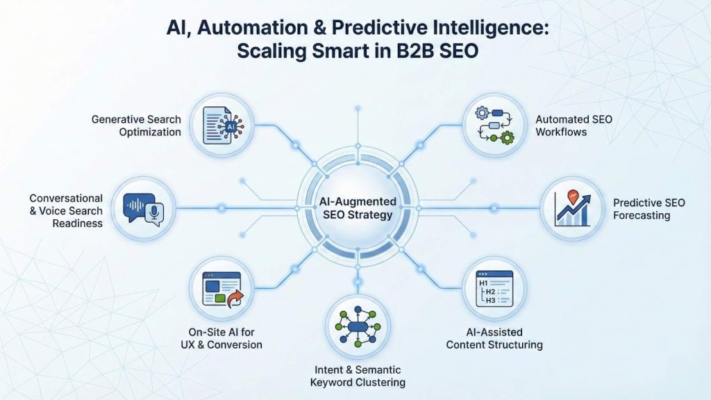 AI, Automation & Predictive Intelligence: Scaling Smart in B2B SEO
