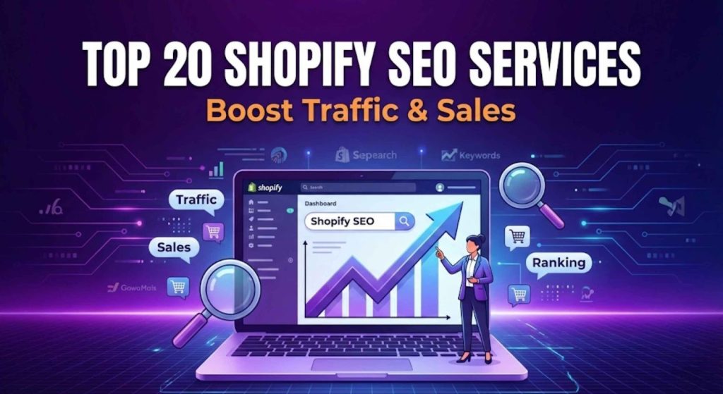 Top 20 Shopify SEO Services to Boost Traffic & Sales