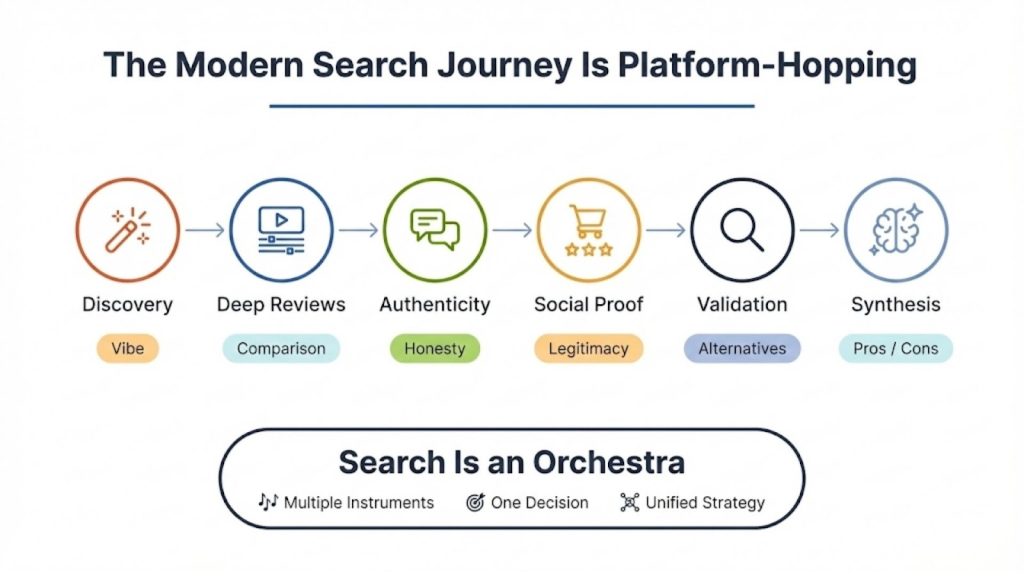 The Modern Search Journey is Platform-Hopping
