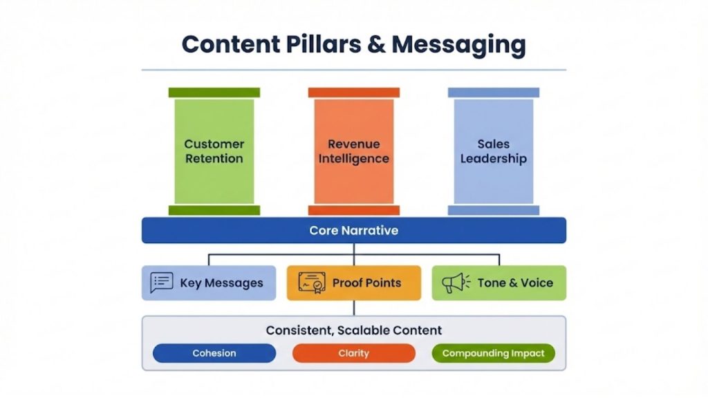 Content Pillars and Messaging Frameworks That Power Your Content Creation Strategy