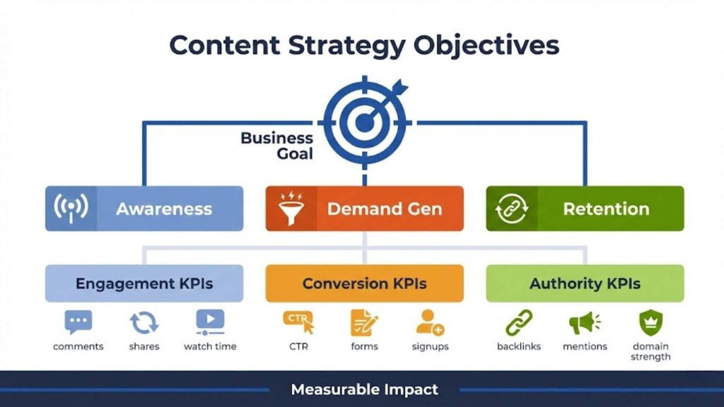 Content Creation Strategy Objectives