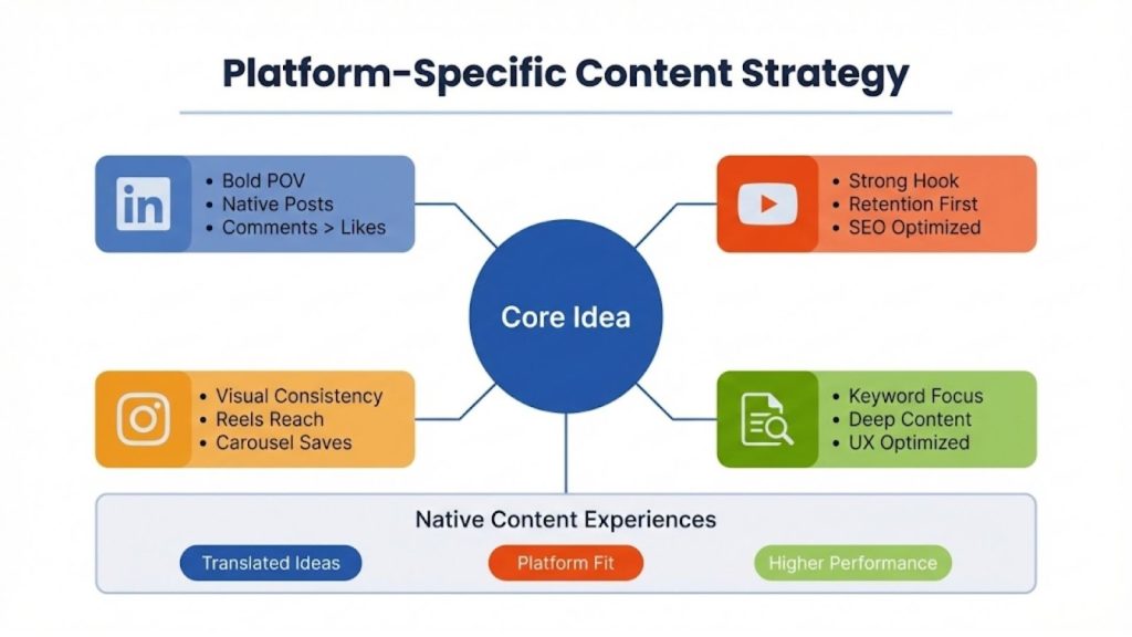 Platform-Specific Content Creation Strategy