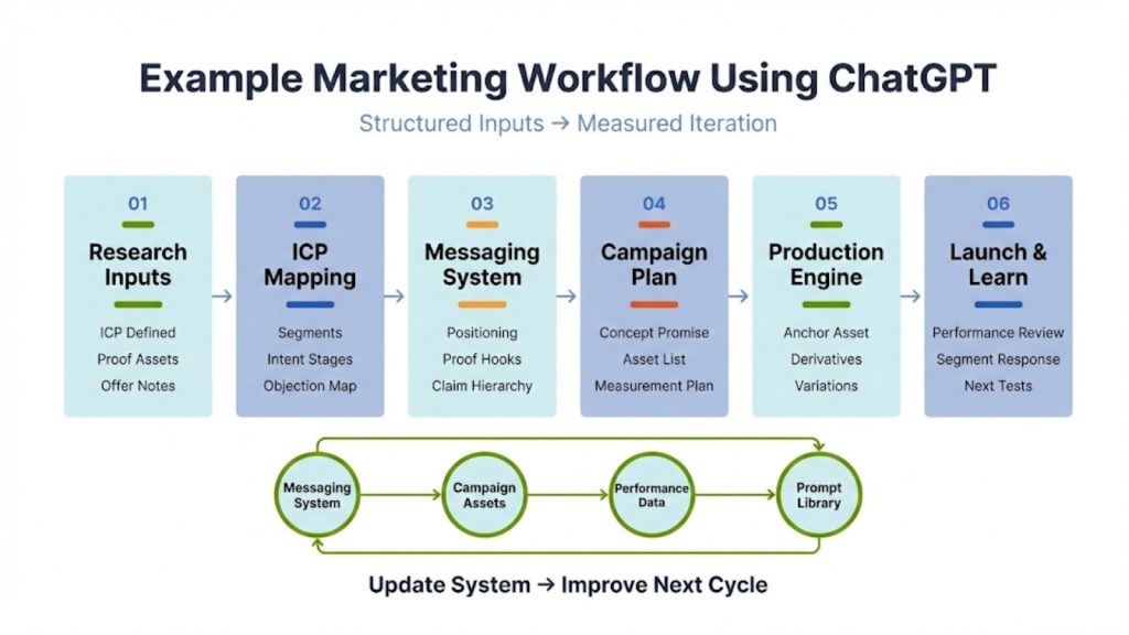 Example Marketing Workflow Using ChatGPT