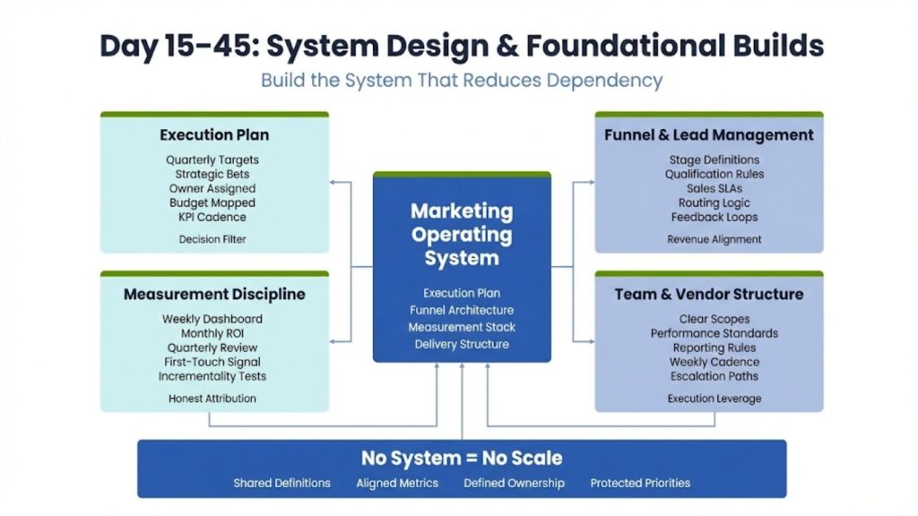 Day 15–45: System Design and Foundational Builds