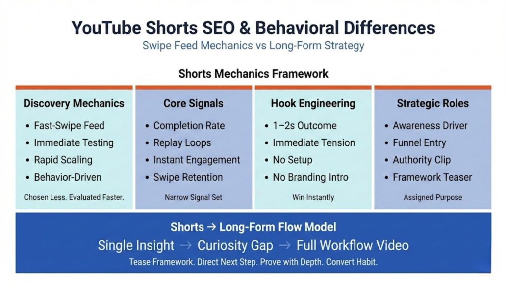 YouTube Shorts SEO and Behavioral Differences