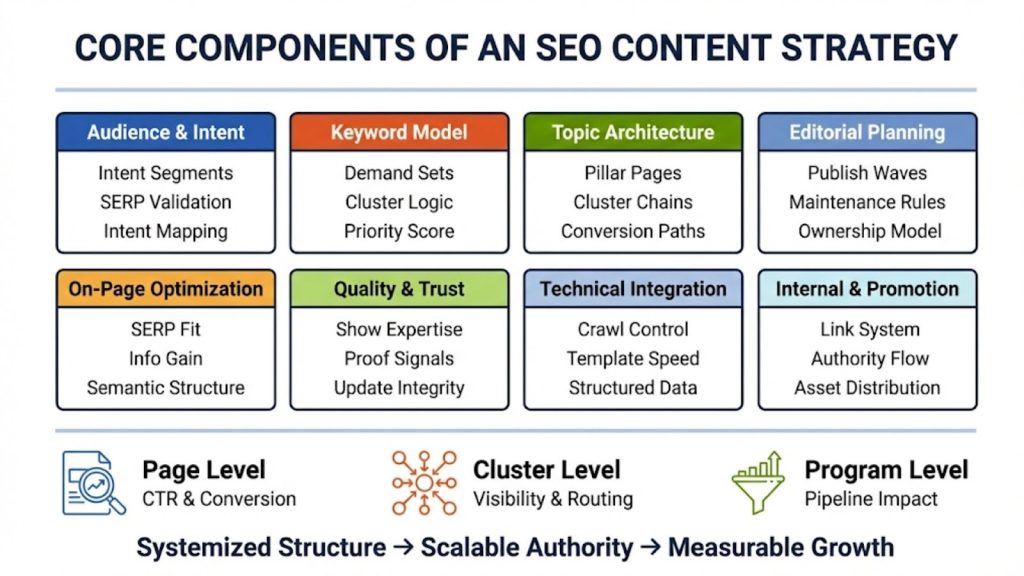 Core Components of an SEO Content Strategy