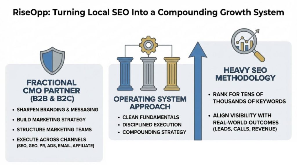 About RiseOpp: Turning Local SEO Into a Compounding Growth System