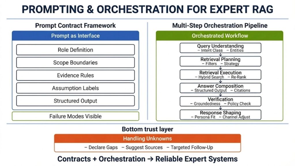 Prompting and Orchestration for Expert Users