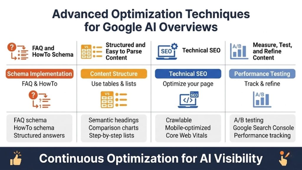 Advanced Optimization Techniques for Google AI Overviews