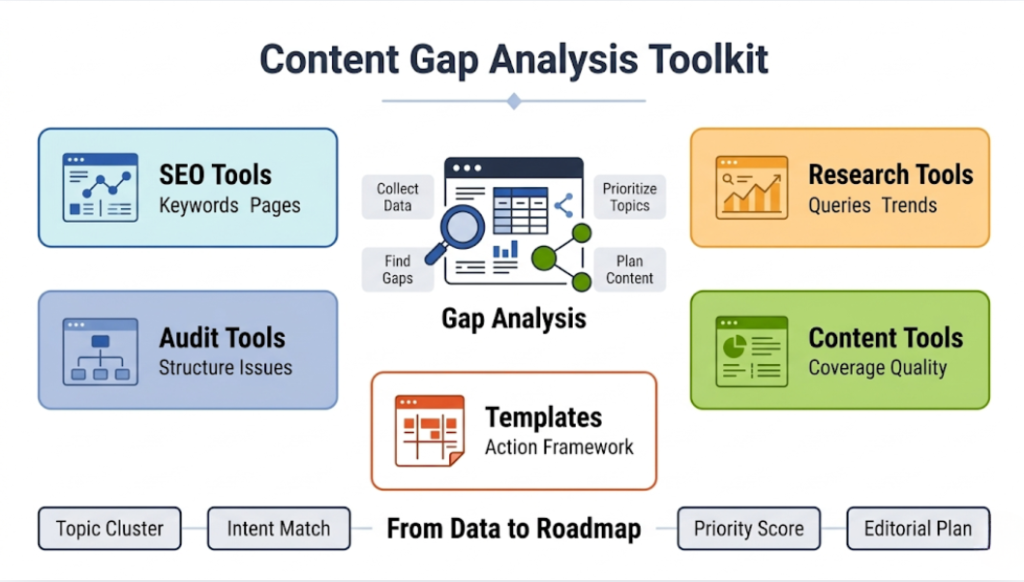 Tools and Templates for Content Gap Analysis