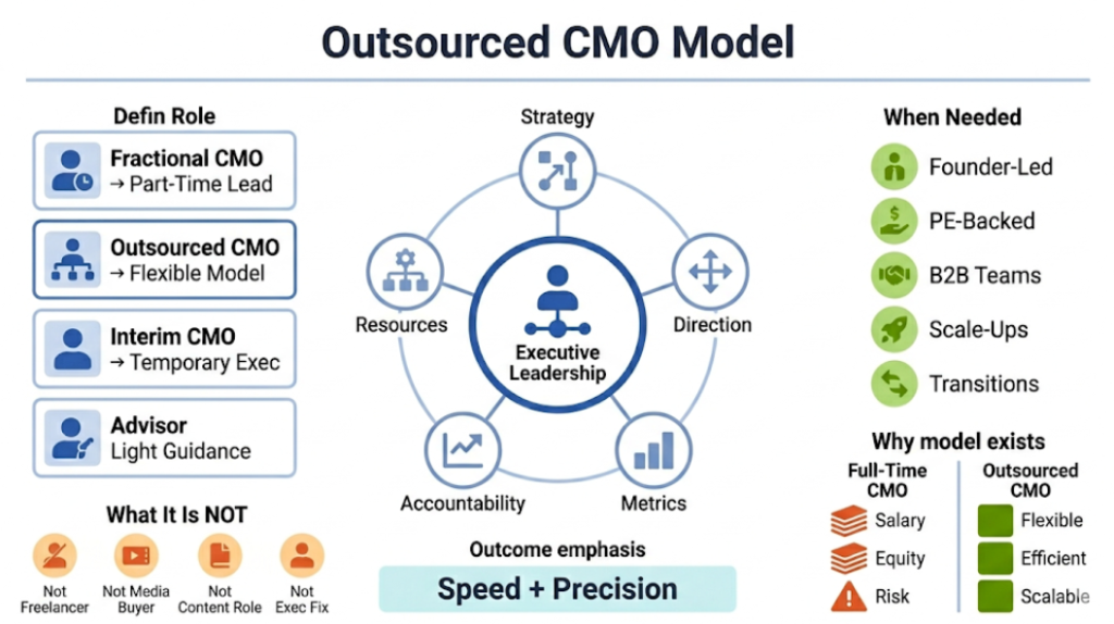 What an Outsourced CMO Actually Is
