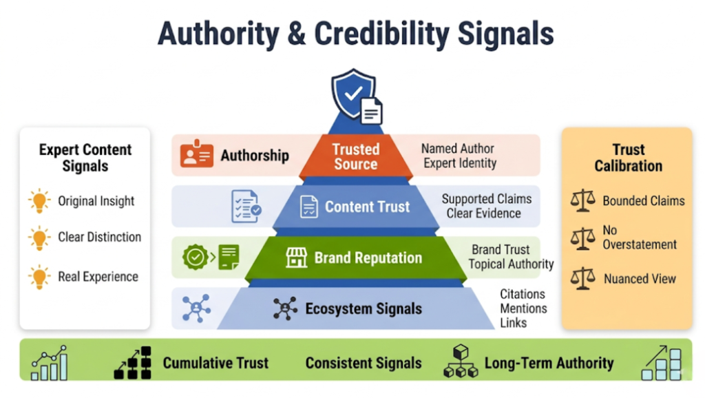 Authority and Credibility in AI Search