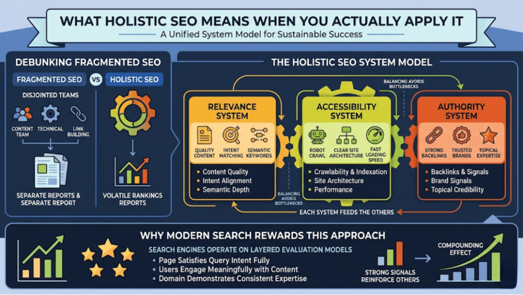 What Holistic SEO Means When You Actually Apply It
