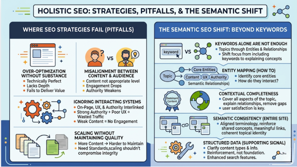 Where On-Page, UX, and Authority Strategies Fail