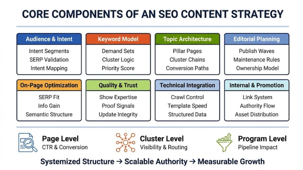 Core Components of an SEO Content Strategy