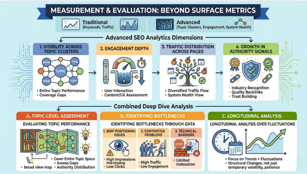Measurement and Evaluation Beyond Surface Metrics