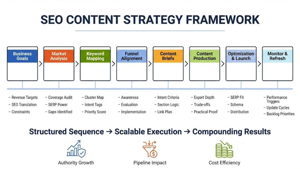 SEO Content Strategy Framework (Step-by-Step)