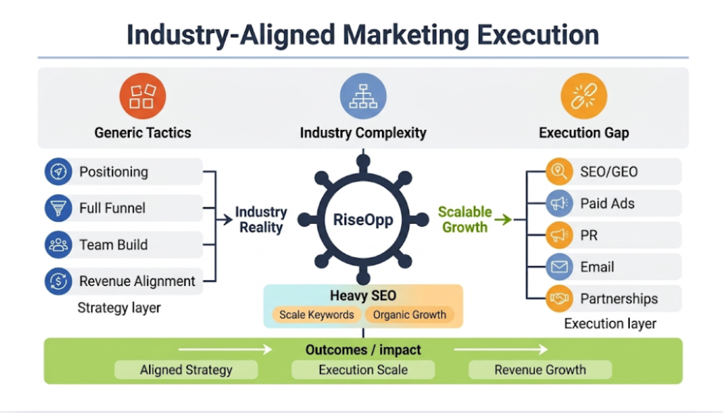 How RiseOpp Help Companies Execute Industry-Specific Marketing Strategies