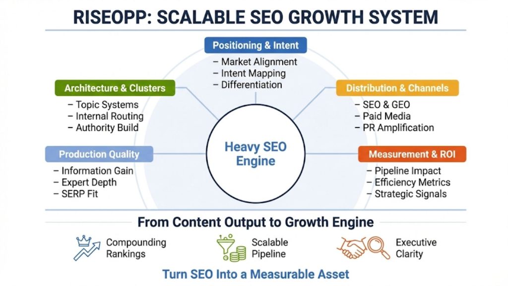 RiseOpp: Turning SEO Content Strategy Into a Scalable Growth System
