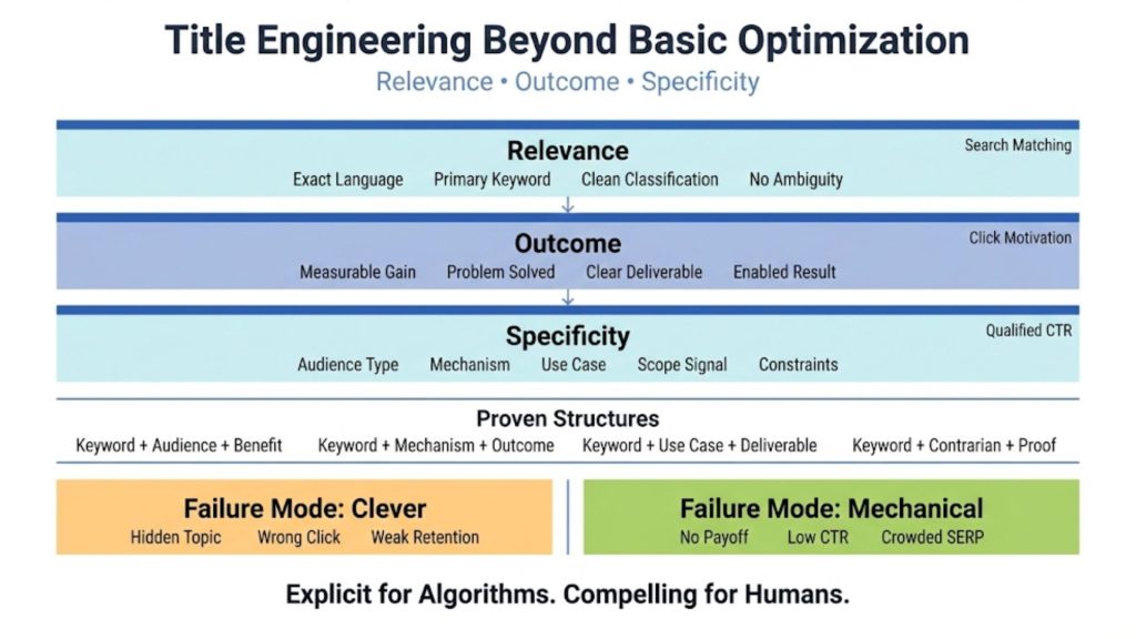 Title Engineering Beyond Basic Optimization