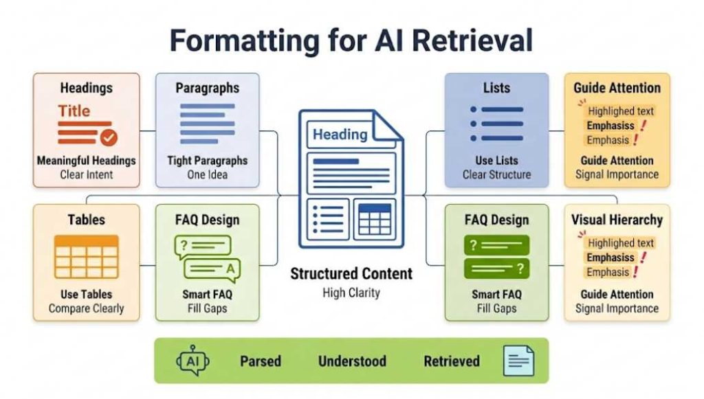 Formatting Best Practices in AI Search