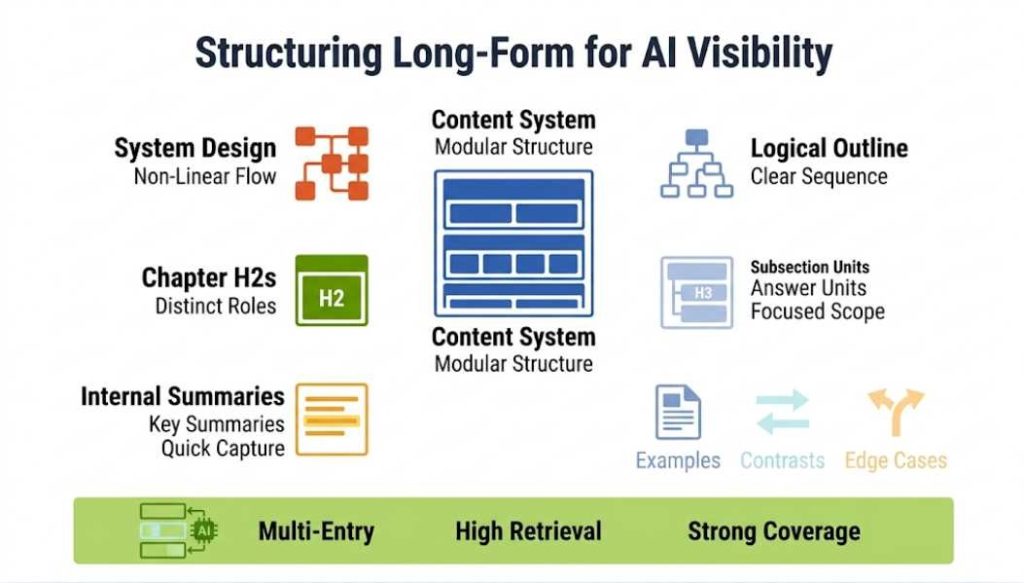 Structuring Long-Form Content for AI Visibility