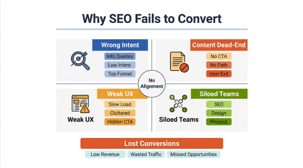 Why Most SEO Strategies Fail to Convert