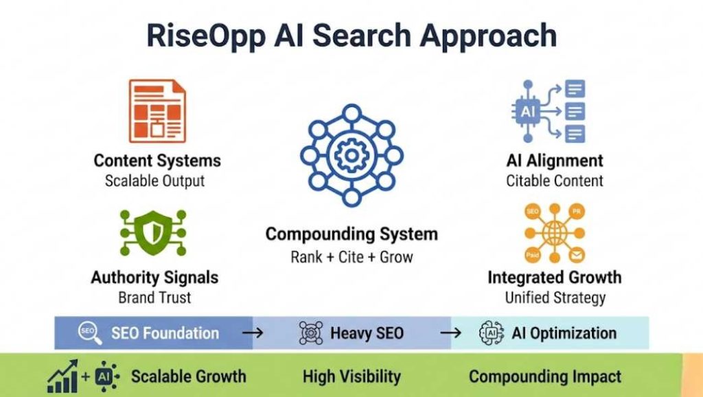 How We Approach AI Search Optimization at RiseOpp
