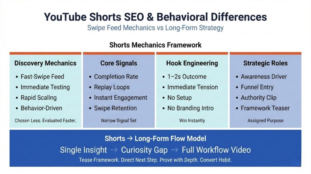 YouTube Shorts SEO and Behavioral Differences
