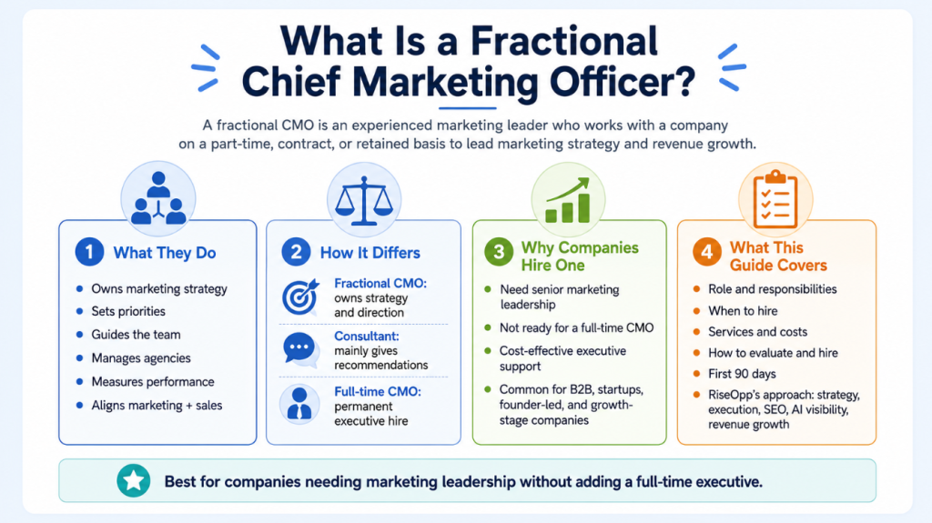 Quick Answer: What Is a Fractional Chief Marketing Officer?