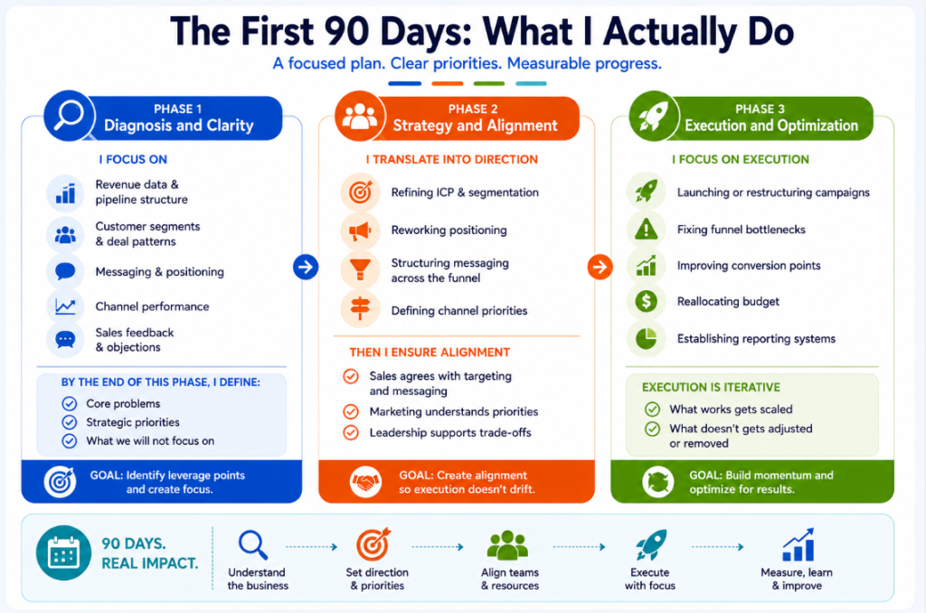 The First 90 Days: What I Actually Do
