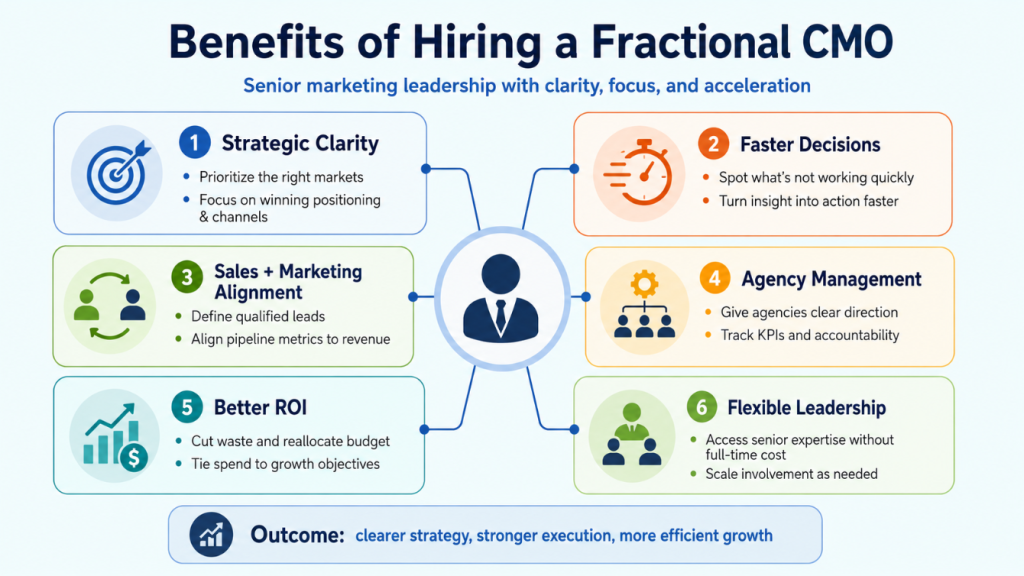 Benefits of Hiring a Fractional Chief Marketing Officer